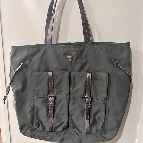 Prada Handbags - Prada Gray Tessuto Nylon Bag
Like new!